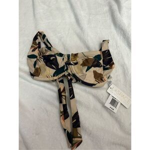 L*Space Multicolor Floral Bikini Top